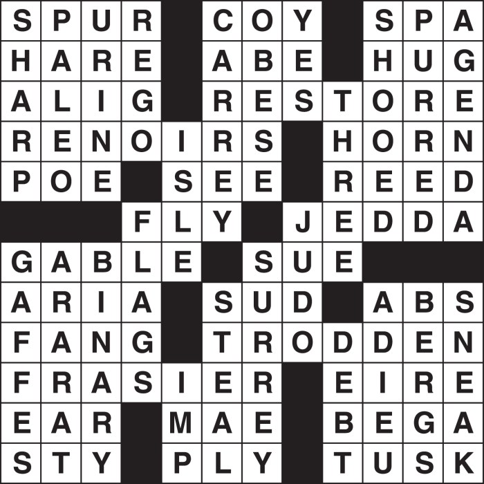 One may be 5-4 crossword