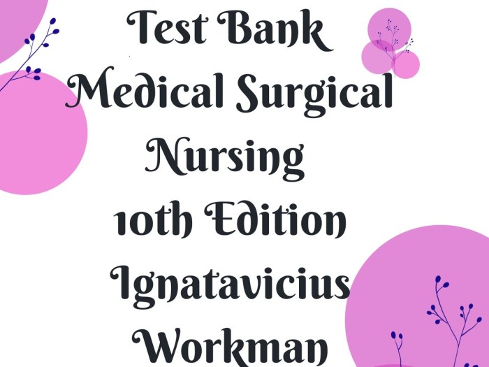 Medical surgical ignatavicius test bank