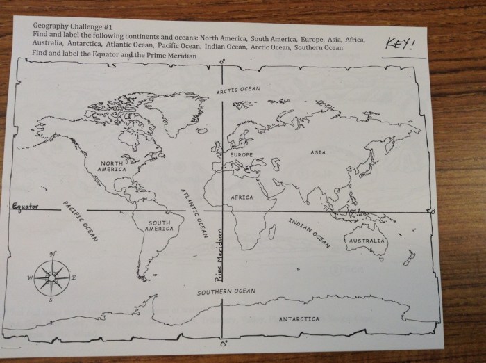 Unit 1 geography challenge answer key