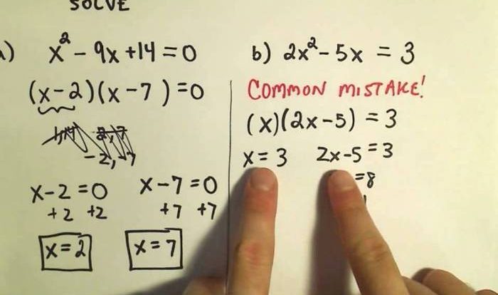 Factoring quadratic expressions quiz part 1