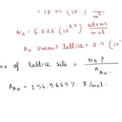 Lattice fraction equilibrium vacant