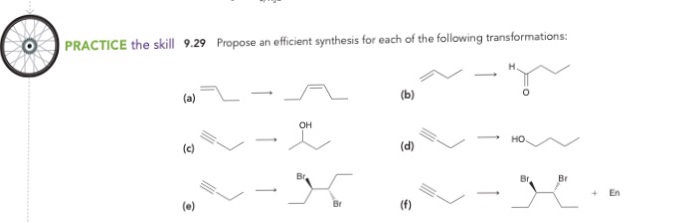 Propose an efficient synthesis for each of the following transformations