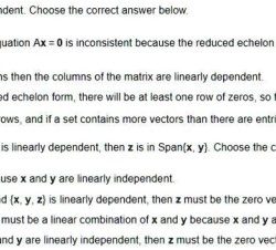 Linearly independent vectors if set determine linear algebra